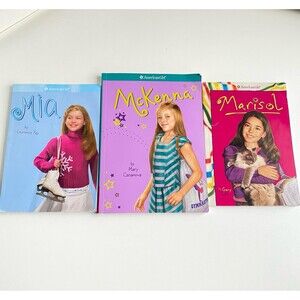 American Girl 3‎ Book Lot Mia, McKenna, Marisol Paperback